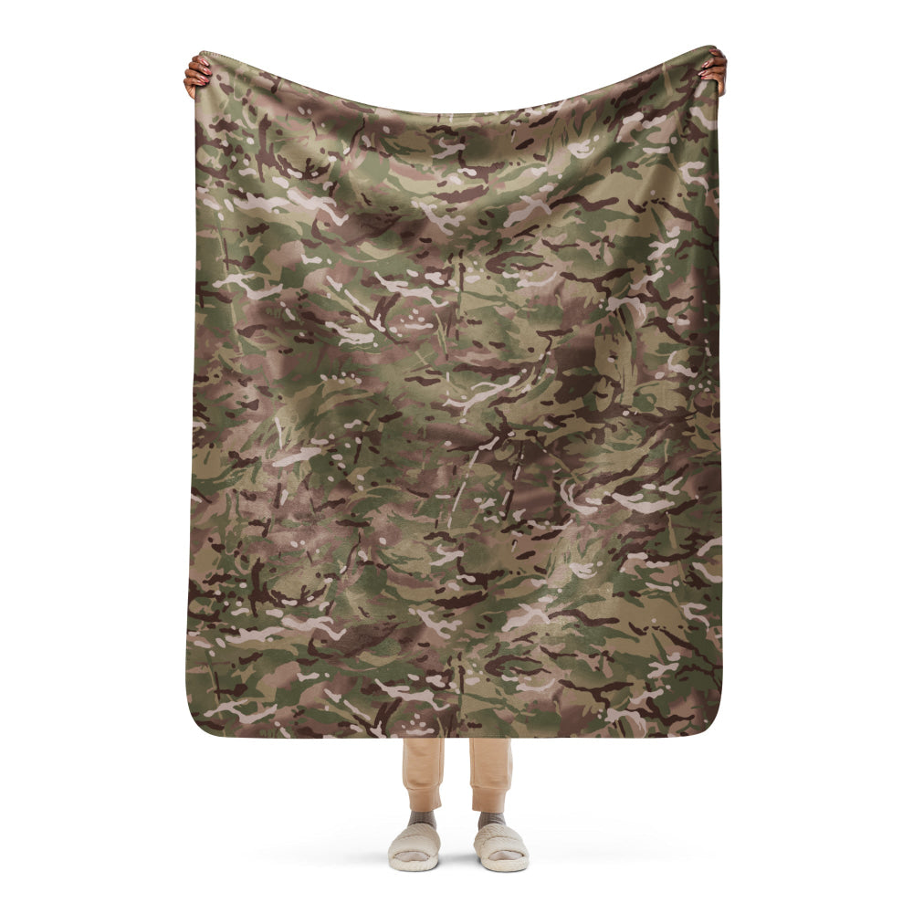 British Multi-Terrain Pattern (MTP) CAMO Sherpa blanket - 50″×60″ - Blanket