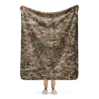 British Multi-Terrain Pattern (MTP) CAMO Sherpa blanket - 50″×60″