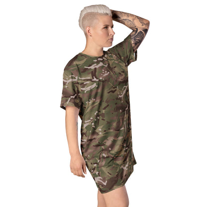 British Multi-Terrain Pattern (MTP) CAMO T-shirt dress - Womens T-Shirt Dress