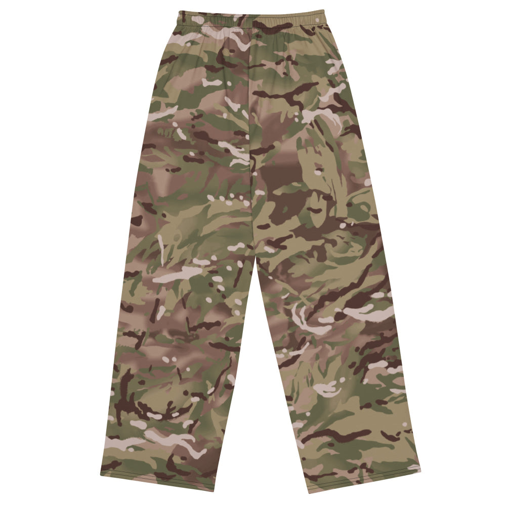 British Multi-Terrain Pattern (MTP) CAMO unisex wide-leg pants - Unisex Wide-Leg Pants