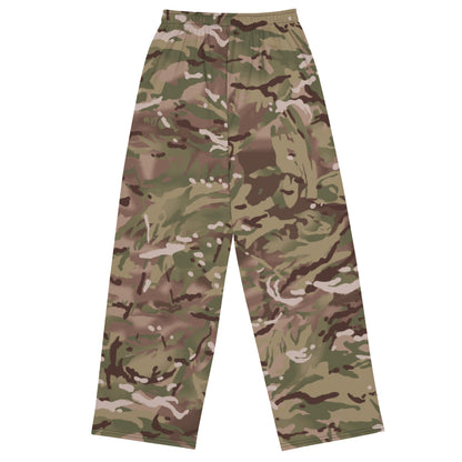 British Multi-Terrain Pattern (MTP) CAMO unisex wide-leg pants - Unisex Wide-Leg Pants