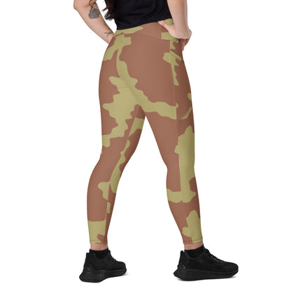 British WW2 Anti-Gas CAMO Leggings with pockets - 2XS - Womens With Pockets