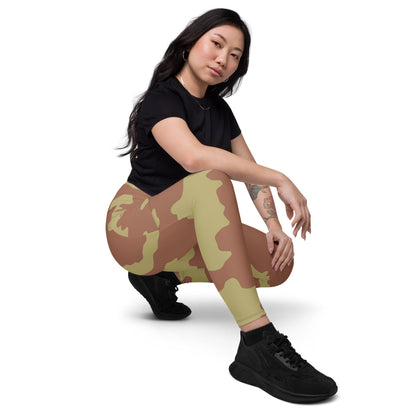 British WW2 Anti-Gas CAMO Leggings with pockets - Womens With Pockets