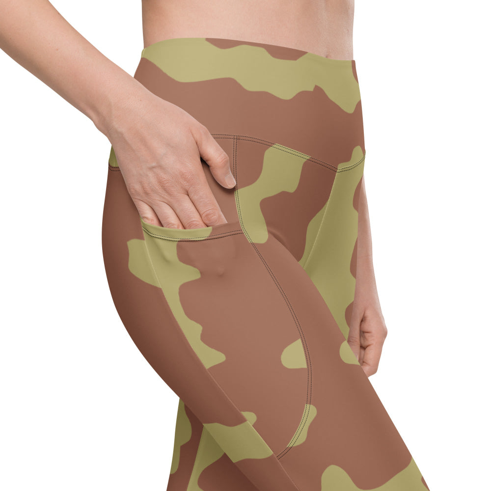 British WW2 Anti-Gas CAMO Leggings with pockets - Womens With Pockets