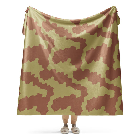 British WW2 Anti-Gas CAMO Sherpa blanket - 60″×80″ - Blanket