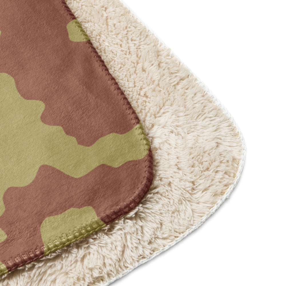 British WW2 Anti-Gas CAMO Sherpa blanket - Blanket