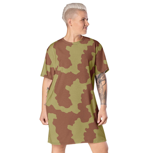 British WW2 Anti-Gas CAMO T-shirt dress - 2XS - Womens T-Shirt Dress