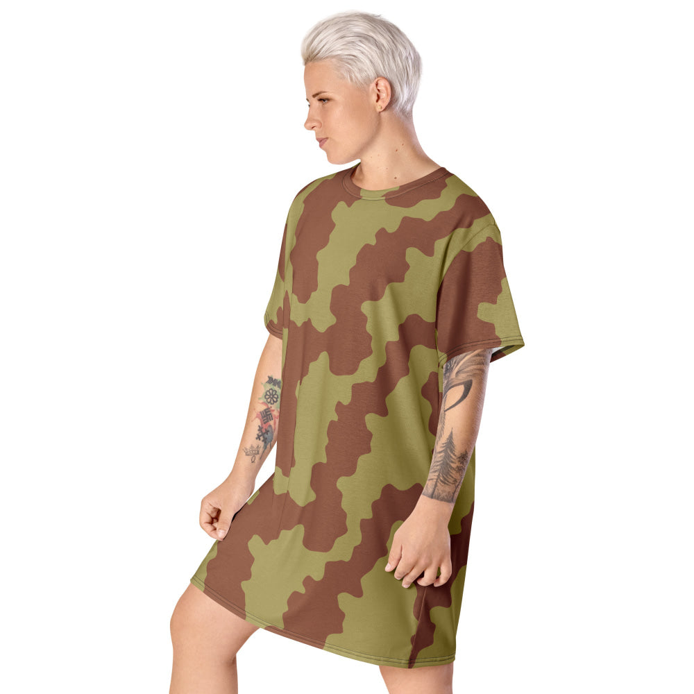 British WW2 Anti-Gas CAMO T-shirt dress - Womens T-Shirt Dress