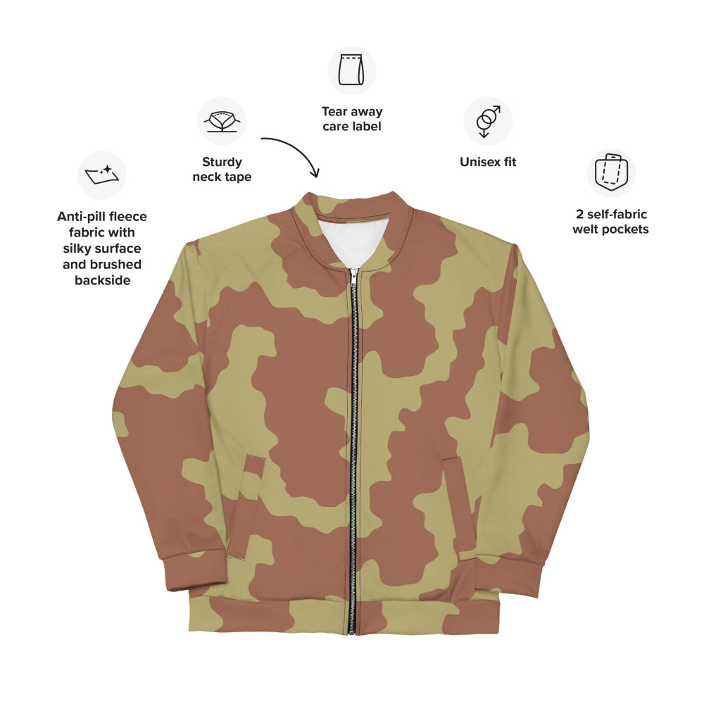 British WW2 Anti-Gas CAMO Unisex Bomber Jacket