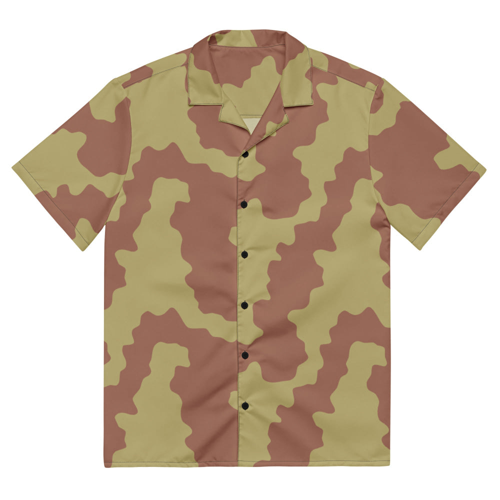 British WW2 Anti-Gas CAMO Unisex button shirt - 2XS - Button Shirt