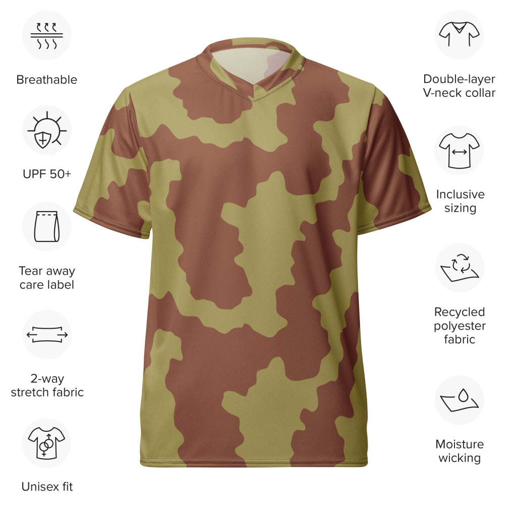 British WW2 Anti-Gas CAMO unisex sports jersey - Unisex Sports Jersey