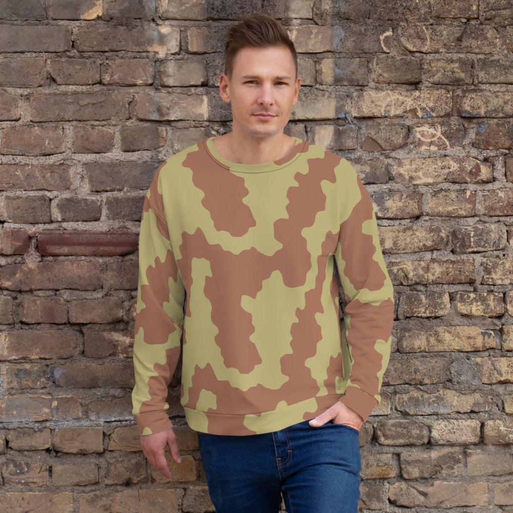 British WW2 Anti-Gas CAMO Unisex Sweatshirt - XS