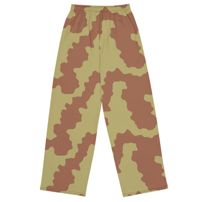 British WW2 Anti-Gas CAMO unisex wide-leg pants - Unisex Wide-Leg Pants