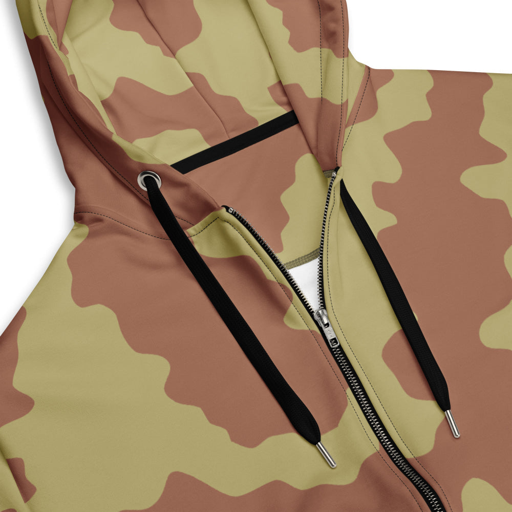 British WW2 Anti-Gas CAMO Unisex zip hoodie - Zip Hoodie