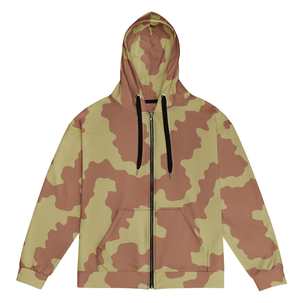 British WW2 Anti-Gas CAMO Unisex zip hoodie - Zip Hoodie