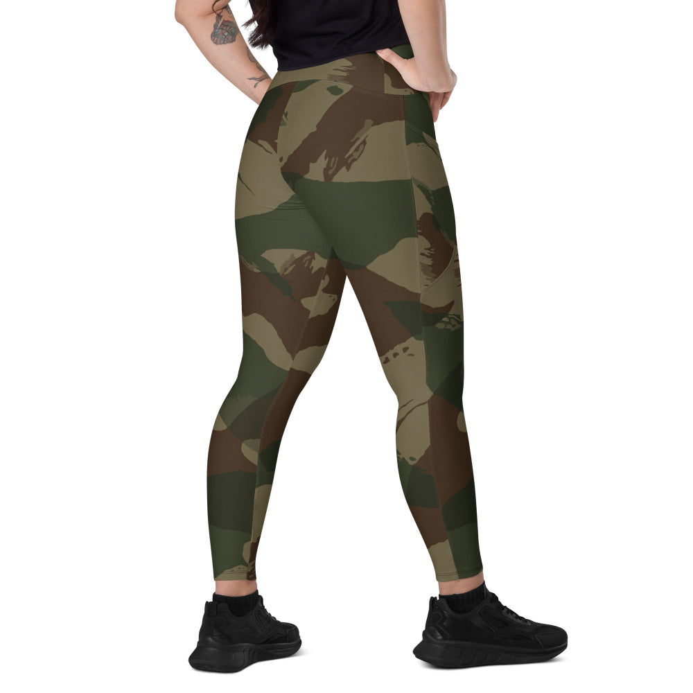 British WW2 Denison Airborne 2nd GEN CAMO Leggings with pockets - 2XS - Womens With Pockets