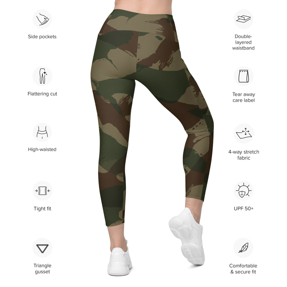 British WW2 Denison Airborne 2nd GEN CAMO Leggings with pockets - Womens With Pockets