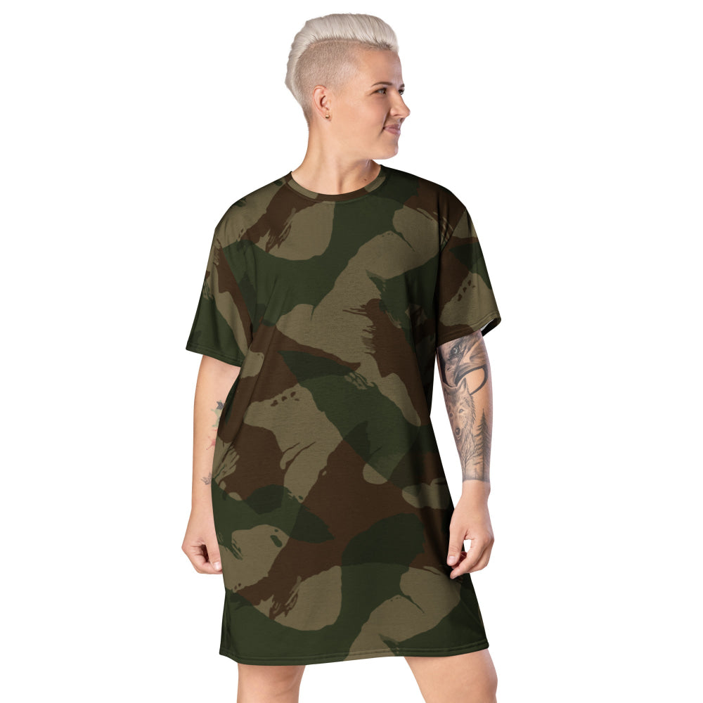 British WW2 Denison Airborne 2nd GEN CAMO T-shirt dress - 2XS - Womens T-Shirt Dress