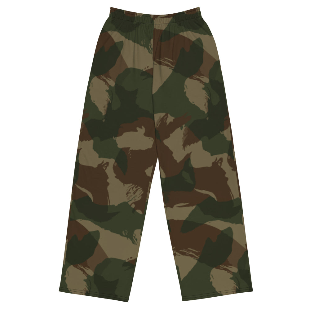 British WW2 Denison Airborne 2nd GEN CAMO unisex wide-leg pants - 2XS - Unisex Wide-Leg Pants