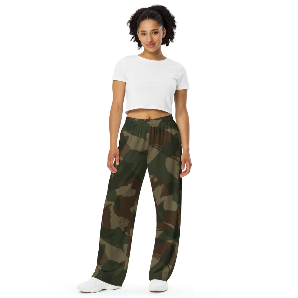 British WW2 Denison Airborne 2nd GEN CAMO unisex wide-leg pants - Unisex Wide-Leg Pants