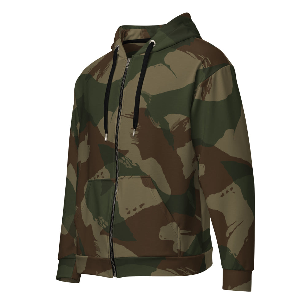 British WW2 Denison Airborne 2nd GEN CAMO Unisex zip hoodie - 2XS - Zip Hoodie