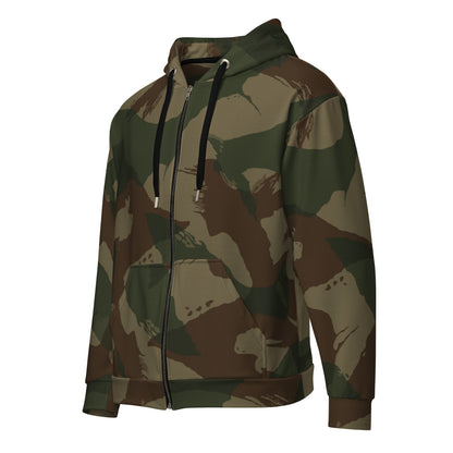 British WW2 Denison Airborne 2nd GEN CAMO Unisex zip hoodie - 2XS - Zip Hoodie