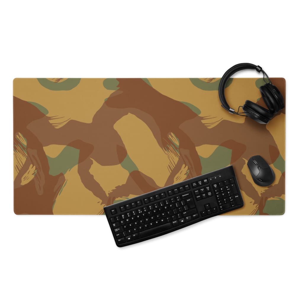 British WW2 Denison Airborne Autumn CAMO Gaming mouse pad - 36″×18″