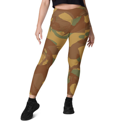 British WW2 Denison Airborne Autumn CAMO Leggings with pockets - Womens With Pockets