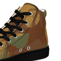 British WW2 Denison Airborne Autumn CAMO Men’s high top canvas shoes
