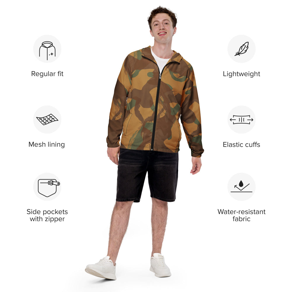 British WW2 Denison Airborne Autumn CAMO Men’s windbreaker - Mens Windbreaker