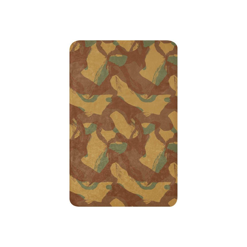 British WW2 Denison Airborne Autumn CAMO Sherpa blanket - Blanket