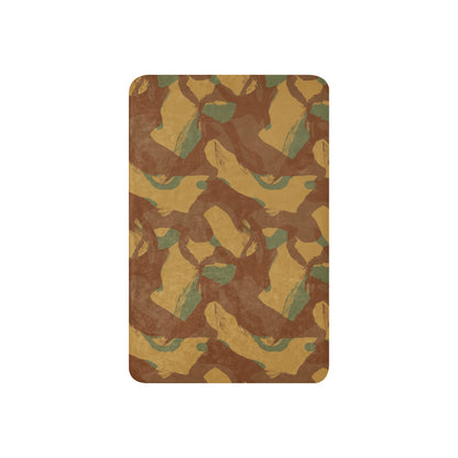 British WW2 Denison Airborne Autumn CAMO Sherpa blanket - Blanket