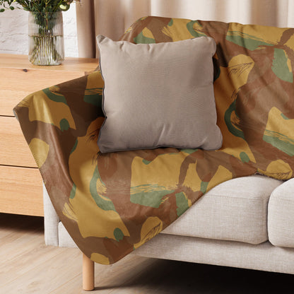 British WW2 Denison Airborne Autumn CAMO Sherpa blanket - Blanket