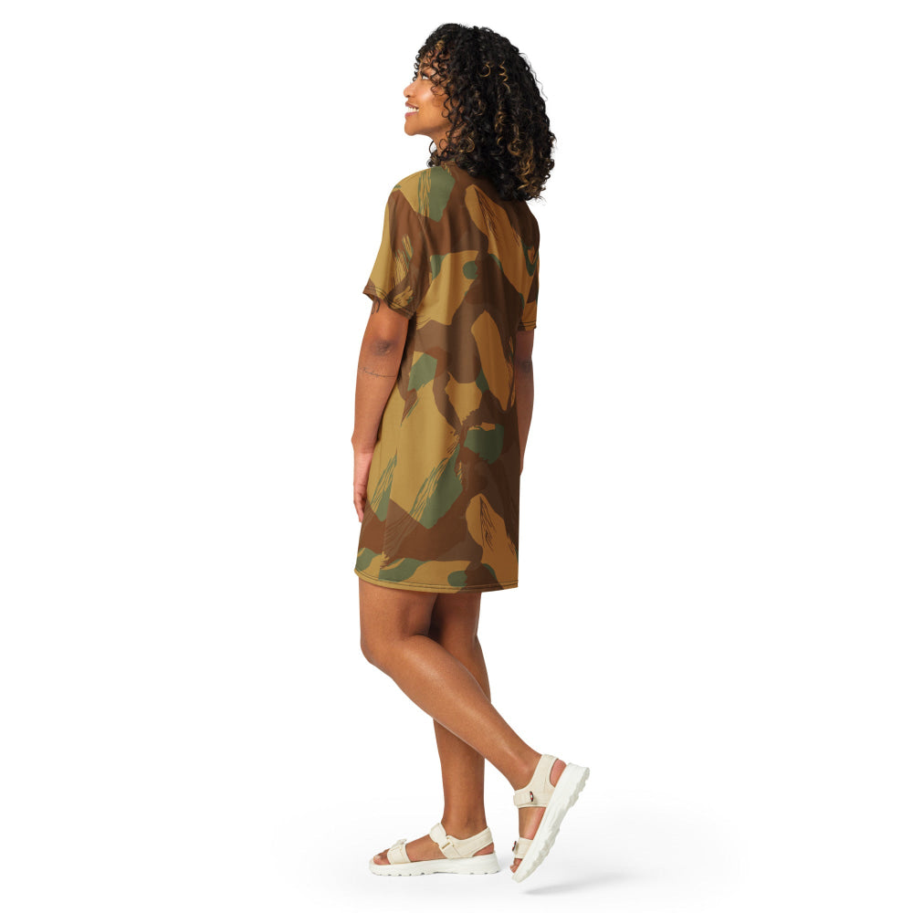 British WW2 Denison Airborne Autumn CAMO T-shirt dress - Womens T-Shirt Dress