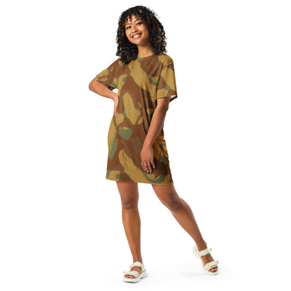 British WW2 Denison Airborne Autumn CAMO T-shirt dress - Womens T-Shirt Dress