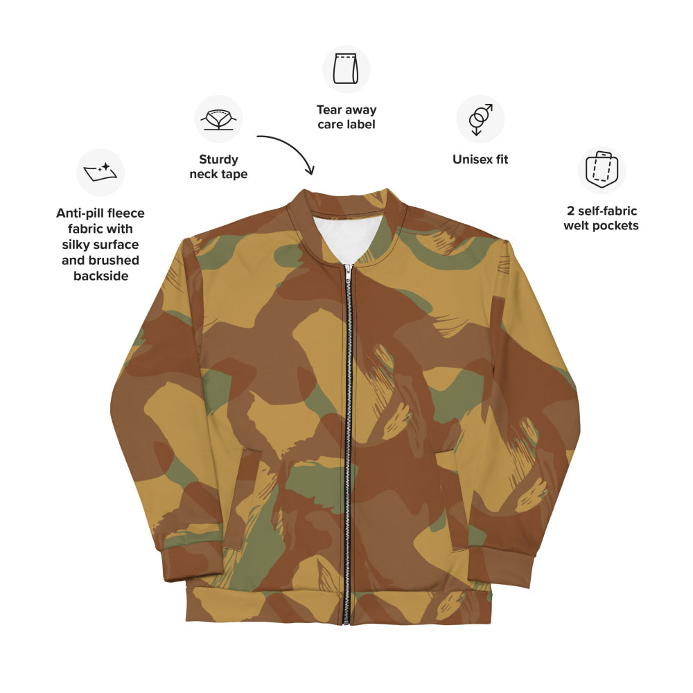 British WW2 Denison Airborne Autumn CAMO Unisex Bomber Jacket