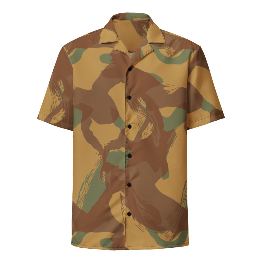 British WW2 Denison Airborne Autumn CAMO Unisex button shirt - Button Shirt