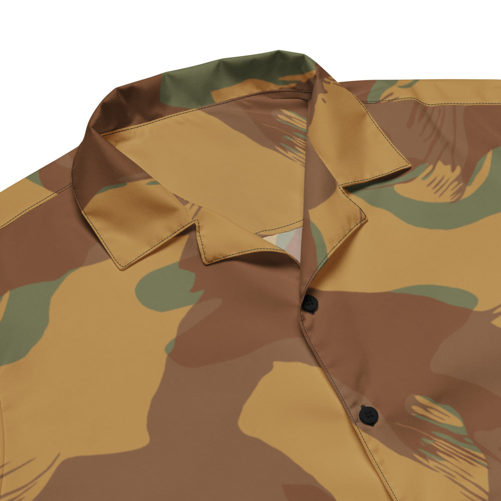 British WW2 Denison Airborne Autumn CAMO Unisex button shirt - Button Shirt