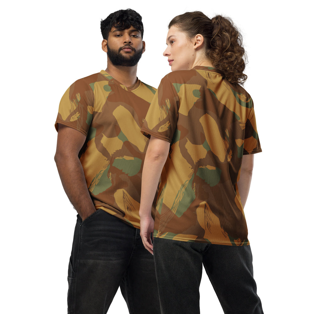 British WW2 Denison Airborne Autumn CAMO unisex sports jersey - 2XS - Unisex Sports Jersey