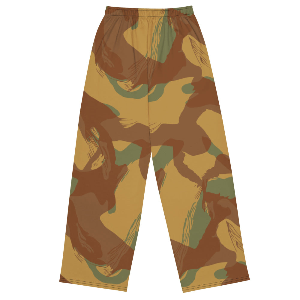 British WW2 Denison Airborne Autumn CAMO unisex wide-leg pants - Unisex Wide-Leg Pants