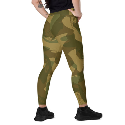 British WW2 Denison Airborne CAMO Leggings with pockets - 2XS - Womens With Pockets