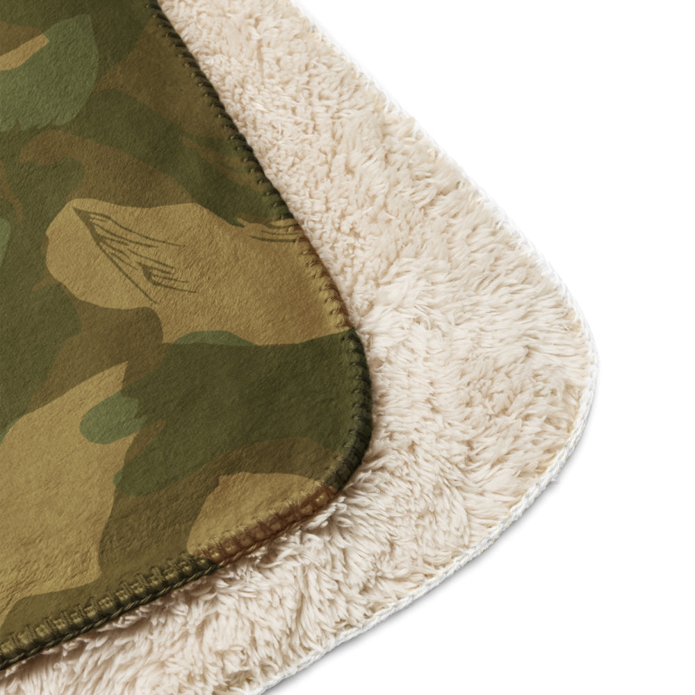 British WW2 Denison Airborne CAMO Sherpa blanket - Blanket