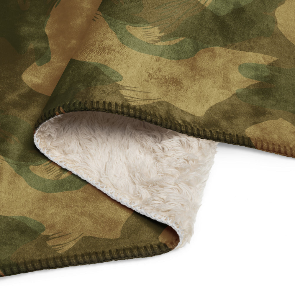 British WW2 Denison Airborne CAMO Sherpa blanket - Blanket