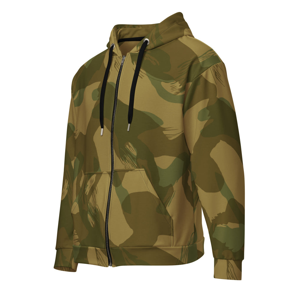 British WW2 Denison Airborne CAMO Unisex zip hoodie - 2XS - Zip Hoodie