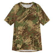 Brushstroke Anti-poaching CAMO Mens Short-Sleeve Rash Guard - 2XS - SS