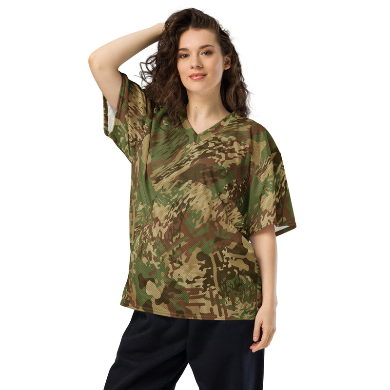 Brushstroke Anti-poaching CAMO Unisex American Football Jersey