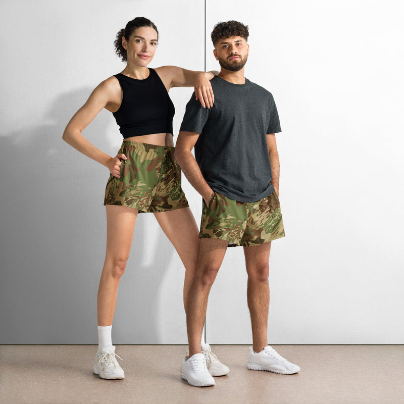 Brushstroke Anti-poaching CAMO Unisex Athletic Shorts