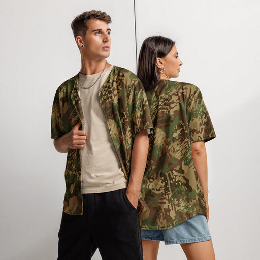 Brushstroke Anti-poaching CAMO Unisex Baseball Jersey - 2XS