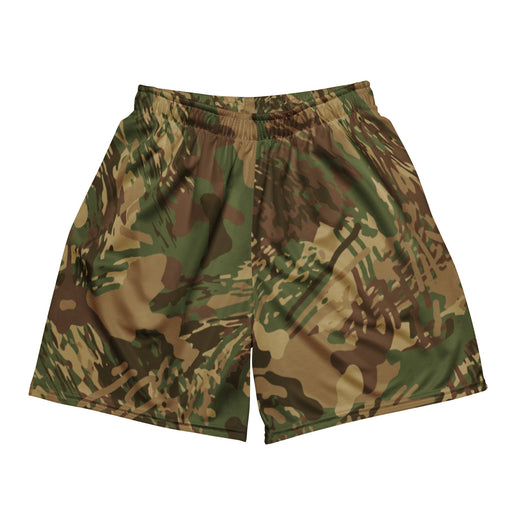 Brushstroke Anti-poaching CAMO Unisex Mesh Shorts - 2XS