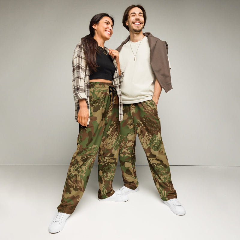 Brushstroke Anti-poaching CAMO Unisex Wide-Leg Joggers - 2XS
